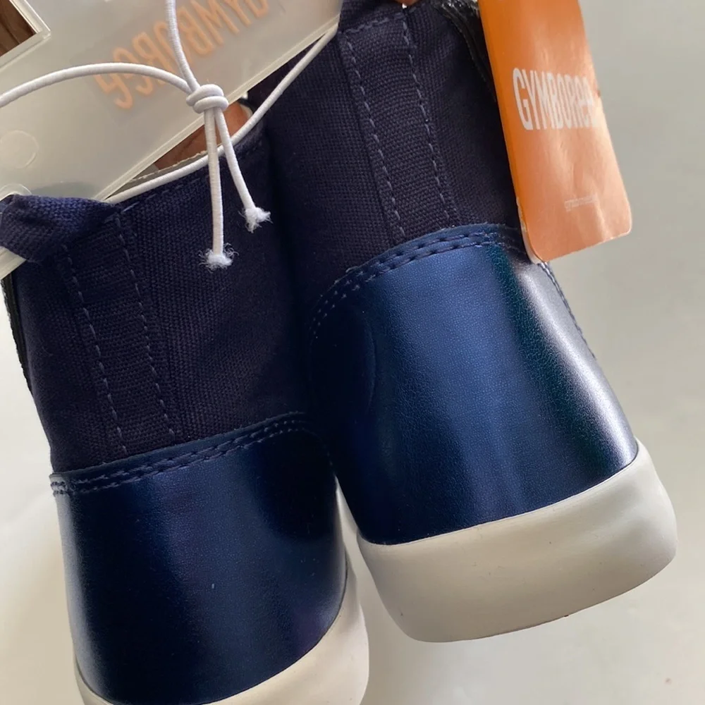 Brand New Gymboree Cosmic Club Blue  High Tops Sneakers  Boys Size 2
